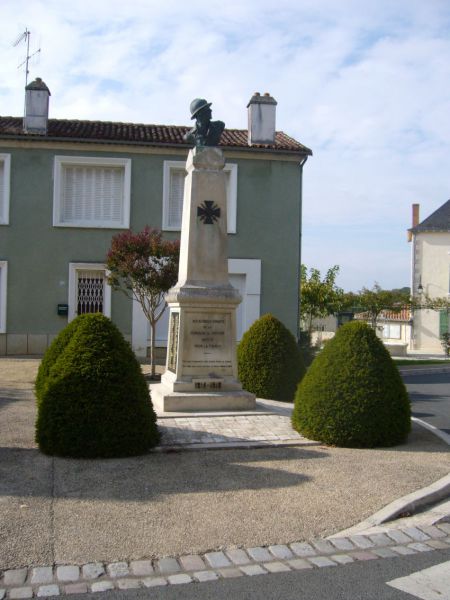 Les stèles et monuments aux morts - Le Vigeant - Site officiel de la